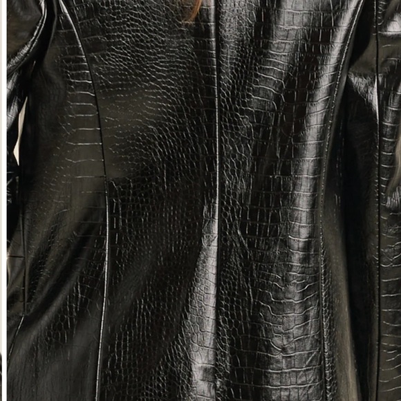 Brand new VENUS size xl Black faux leather jacket - Picture 6 of 10